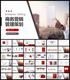 商务简约市场营销策划方案PPT