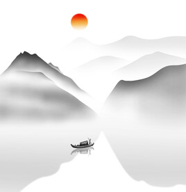 高清分层透明底推拉门打印图