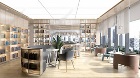 现代图书馆su模型