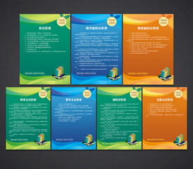 学校职责 制度展板