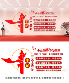 三个务必文化墙