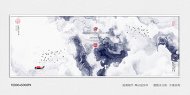 中国风玄关意境装饰画