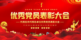 优秀党员表彰大会