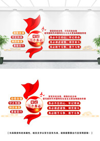 三个务必文化墙