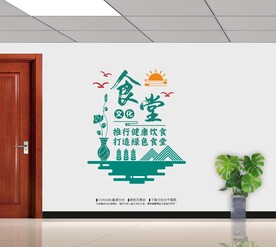 食堂文化墙