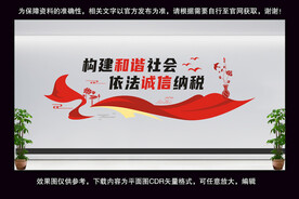 诚信纳税文化墙