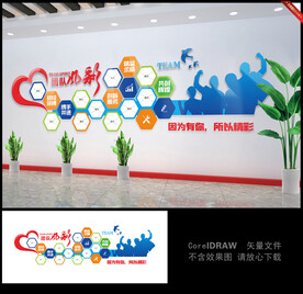 团队风彩照片墙