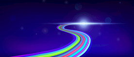 光轨运动速度奔向远方轨迹背景图