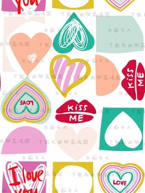 爱心手机壳图案