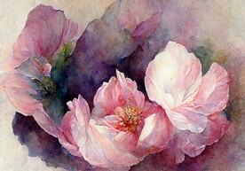 现代轻奢侘寂风复古花卉地毯