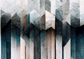 现代轻奢极简抽象几何客厅地毯