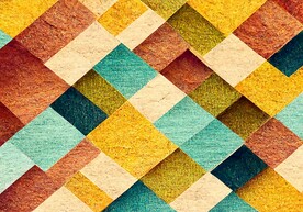 现代轻奢极简抽象几何客厅地毯