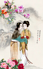 倾国倾城美人图