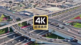 现代化城市立交桥交通枢纽