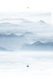 禅意山水画
