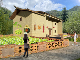 乡村文化馆效果图