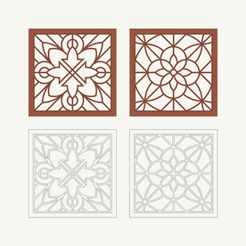 正方形窗花格 花窗