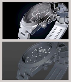 手表C4D建模渲染
