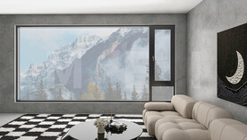 平开窗场景效果图