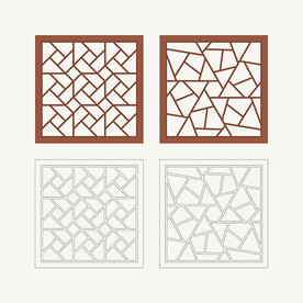 正方形窗花格 花窗