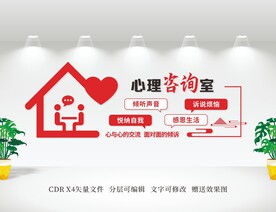 心理健康文化墙