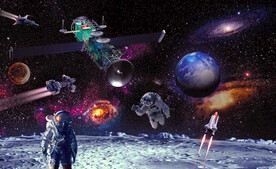 宇宙星空宇航员