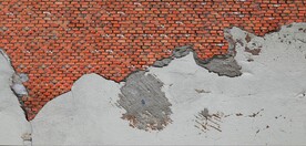 复古斑驳红砖水泥墙背景墙壁画