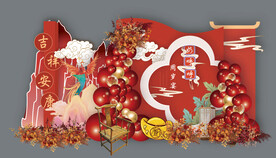 中式国风宝宝宴