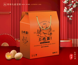 鸡蛋包装 土特产礼盒