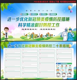 疫情防控展板