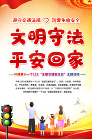 交通安全日海报