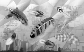 极简 高档新无框画 TIF分层