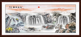 巨幅山水画