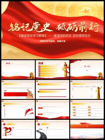 党课党建党史汇报总结PPT