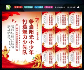 共青团展板 