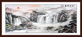 国画山水画