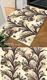 复古欧式古典高贵花纹地毯地垫