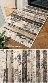 欧式古典高贵复古花纹地毯地垫