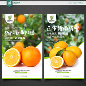 橙子海报
