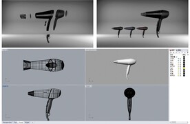 吹风机建模源文件