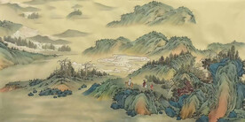 千里江山山水画