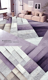 现代简约北欧轻奢极简地毯地垫