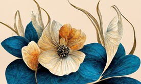 现代简约轻奢花卉门垫地毯地垫