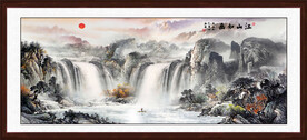 江山如画源远流长国画