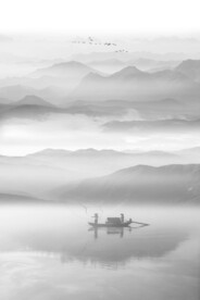 水墨山水画