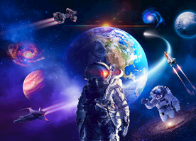 宇宙星空太空人