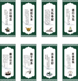 廉洁文化  校园文化墙