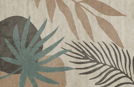 暖灰色抽象地毯