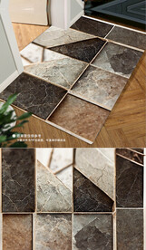 北欧现代轻奢简约复古地毯地垫