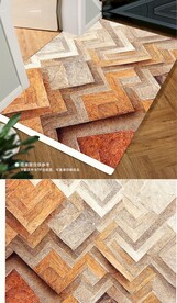 北欧现代轻奢简约复古地毯地垫